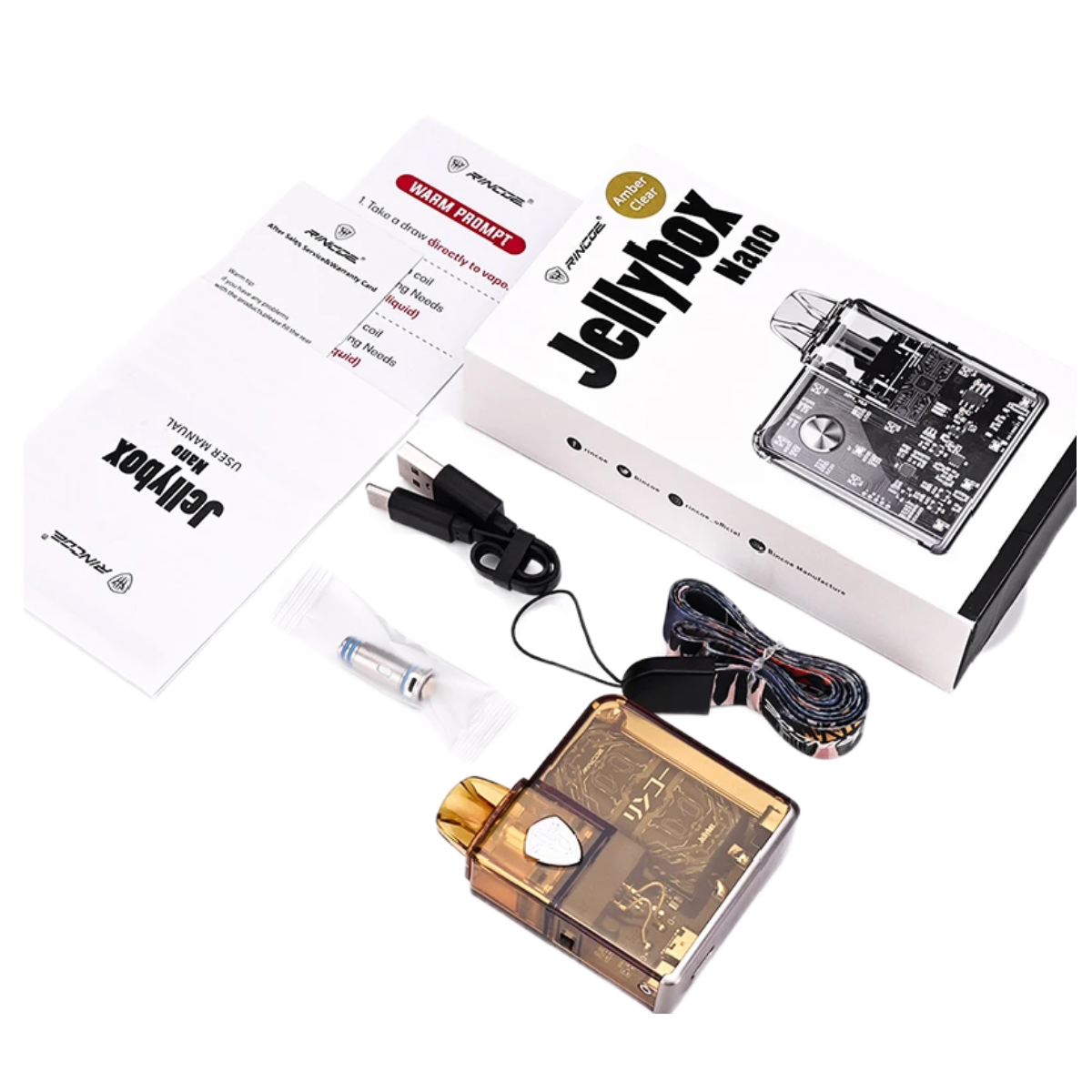 RINCOE Jellybox Nano X 1000mAh Pod Kit Wargs RK-025WG