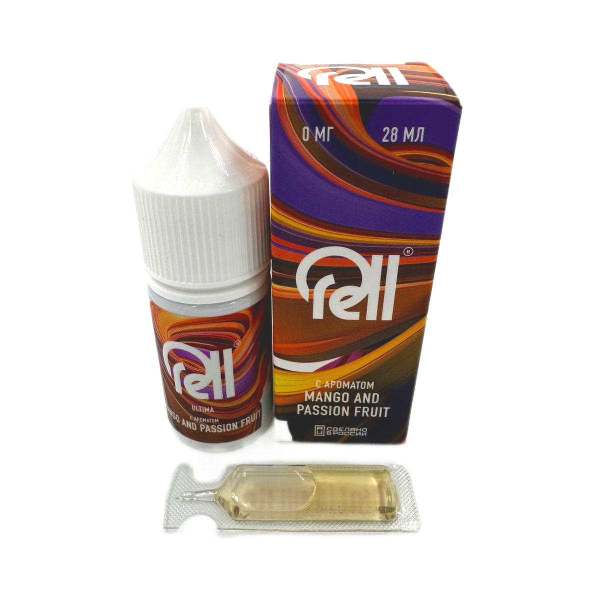 RELL ULTIMA + Nicobooster б/никотина Клубничный энергетик 30мл.0мг.