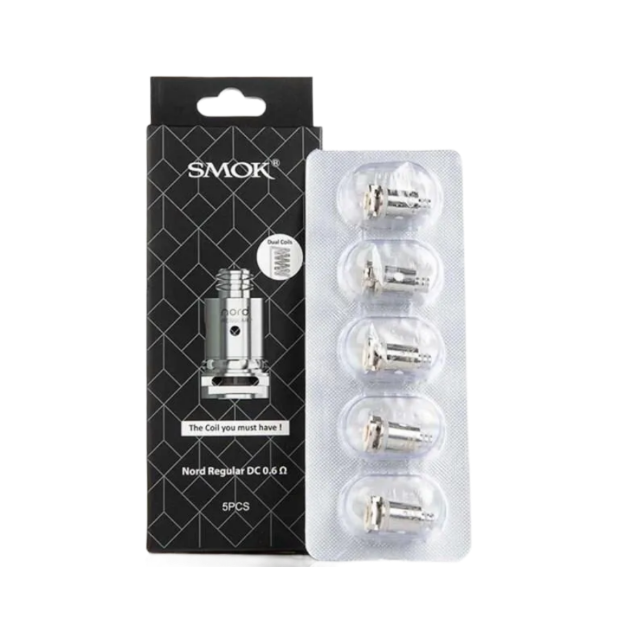 SMOK NORD Regular DC 0.6ohm Coil SL-2S206DCCoil (в упак. 5 шт.)