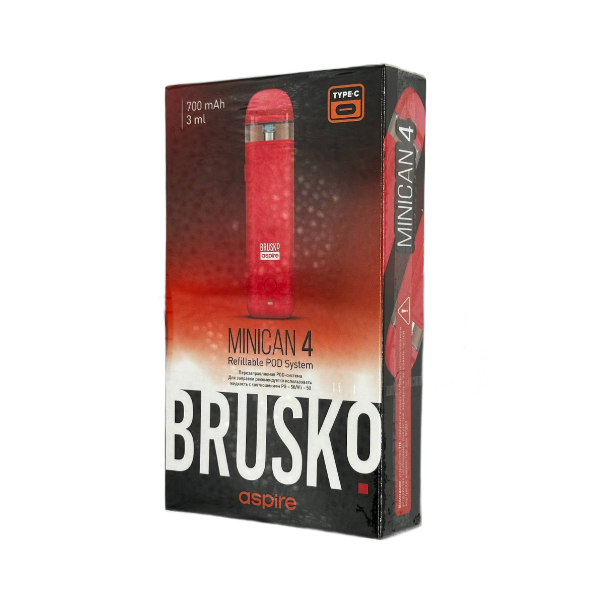 BRUSKO MINICAN 4 700mAh Красный