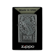 ZIPPO/49294 Lucky 7 покр.Street Chrome, лат/сталь, серебро