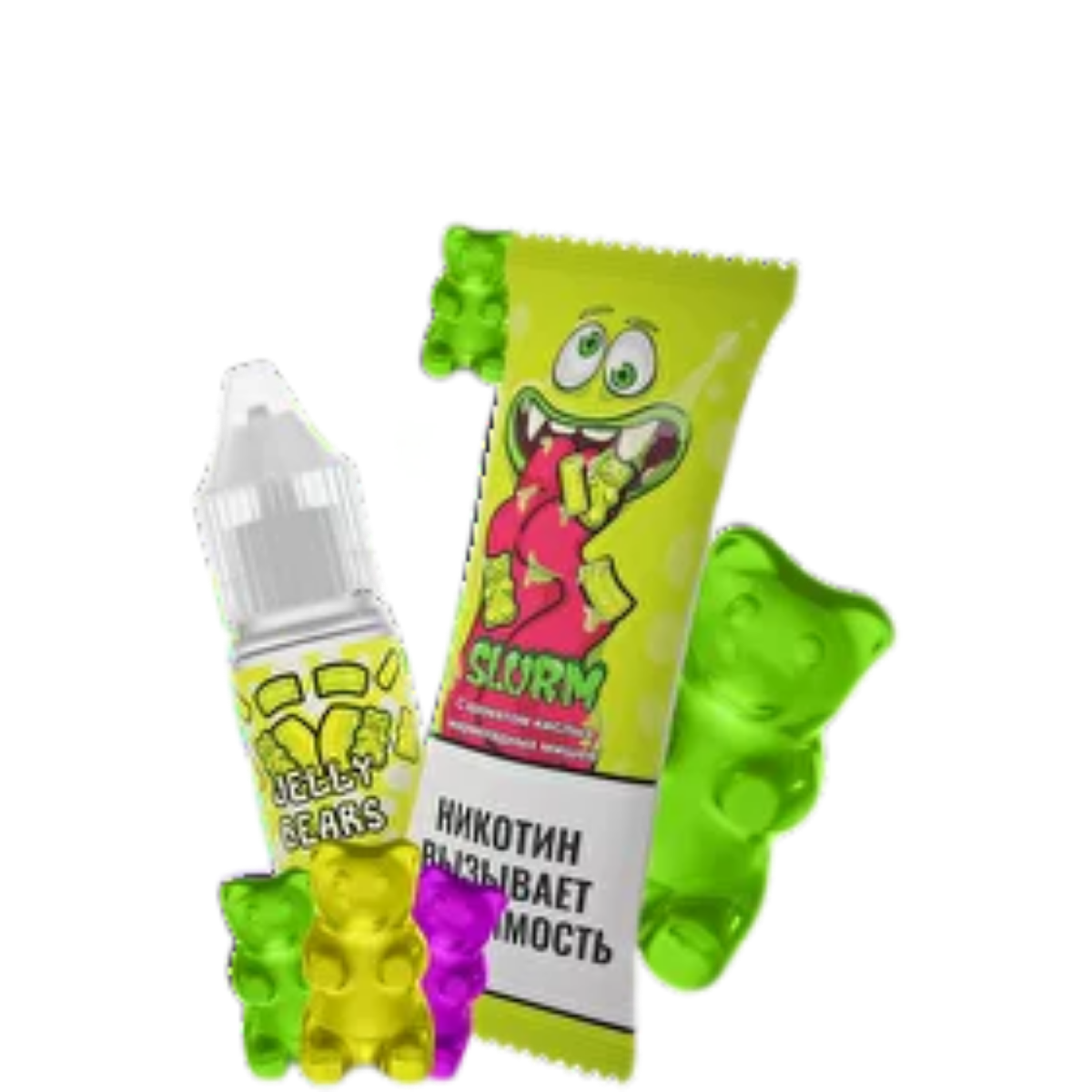 SLURM Кислые мармеладные мишки 10мл.15мг