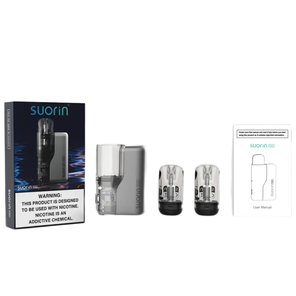 SUORIIN SE 800mAh Pod Kit Gray LY-120-B