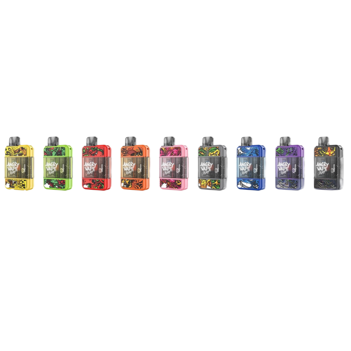BRUSKO ANGRY VAPE FURY 650mAh Серый