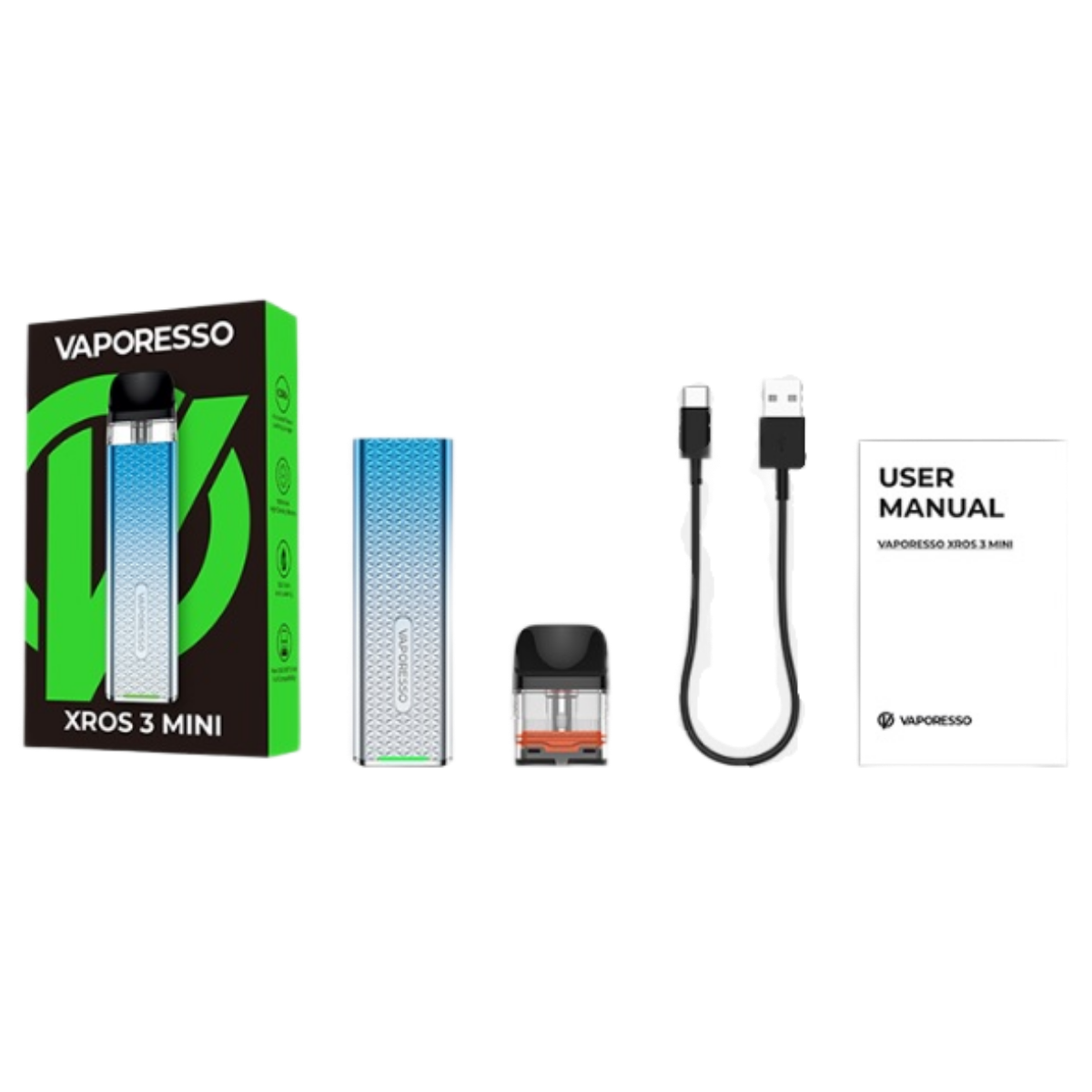 Vaporesso XROS 3 Mini 1000mAh Pod Kit Lemon Yellow VRR-0090K