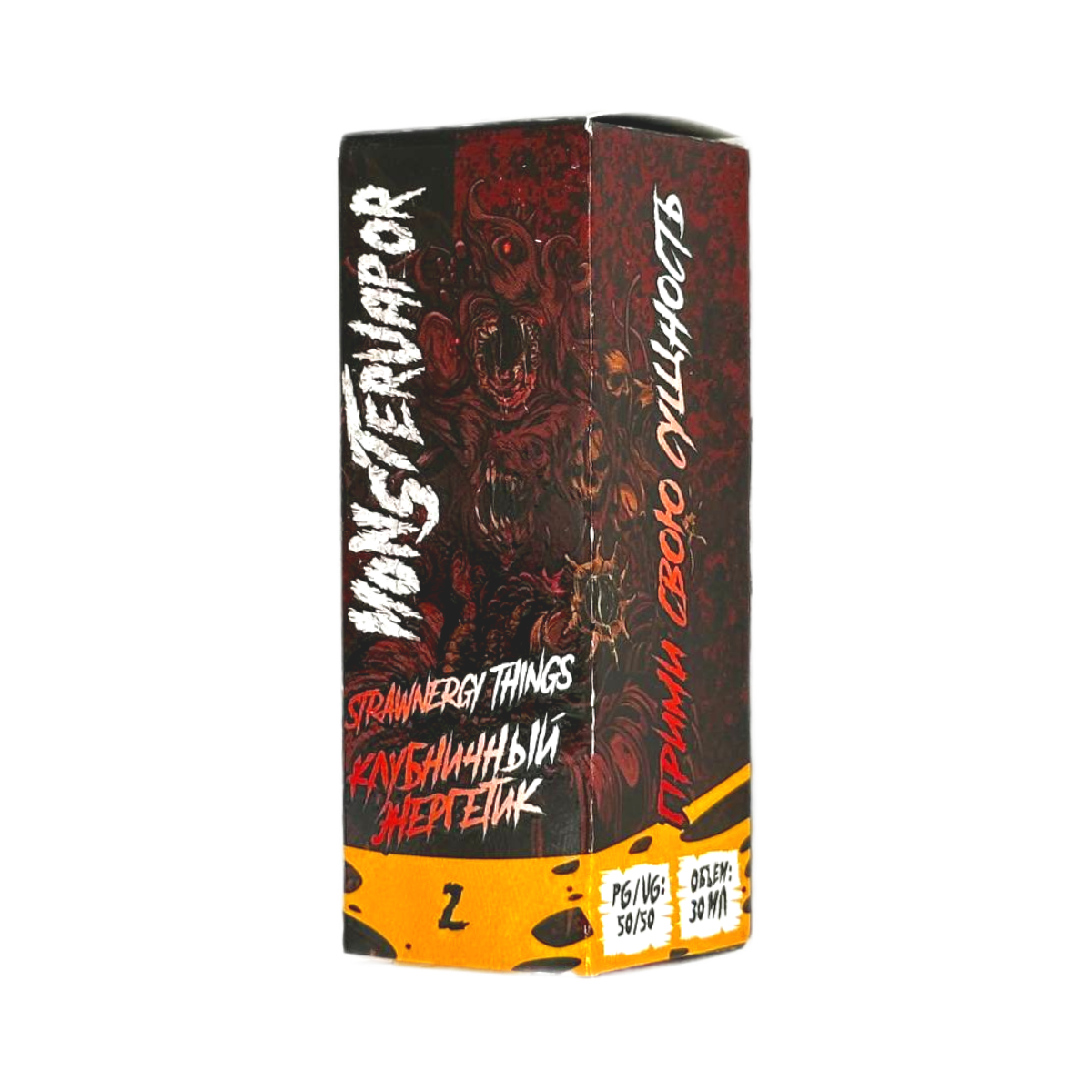 MONSTERVAPOR STRAWNERGY THINGS Клубничный энергетик 30мл.20мг.