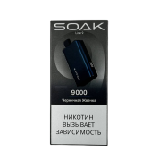 SOAK 9 LINE 9000 Черничная жвачка 2%