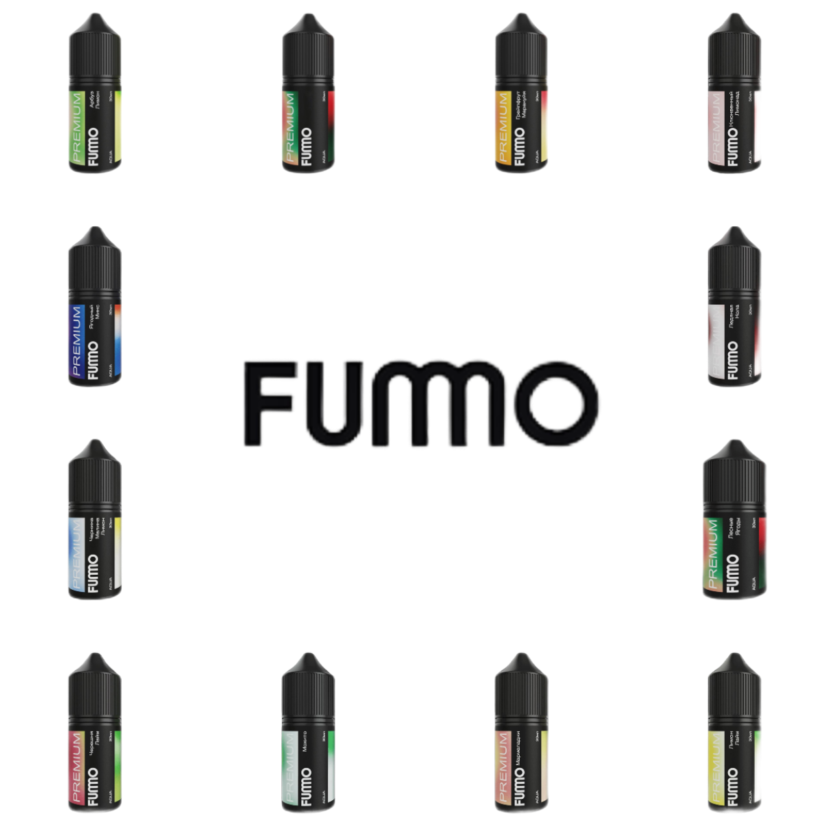 FUMMO AQUA Персиковый Айс ти 30мл.20мг.