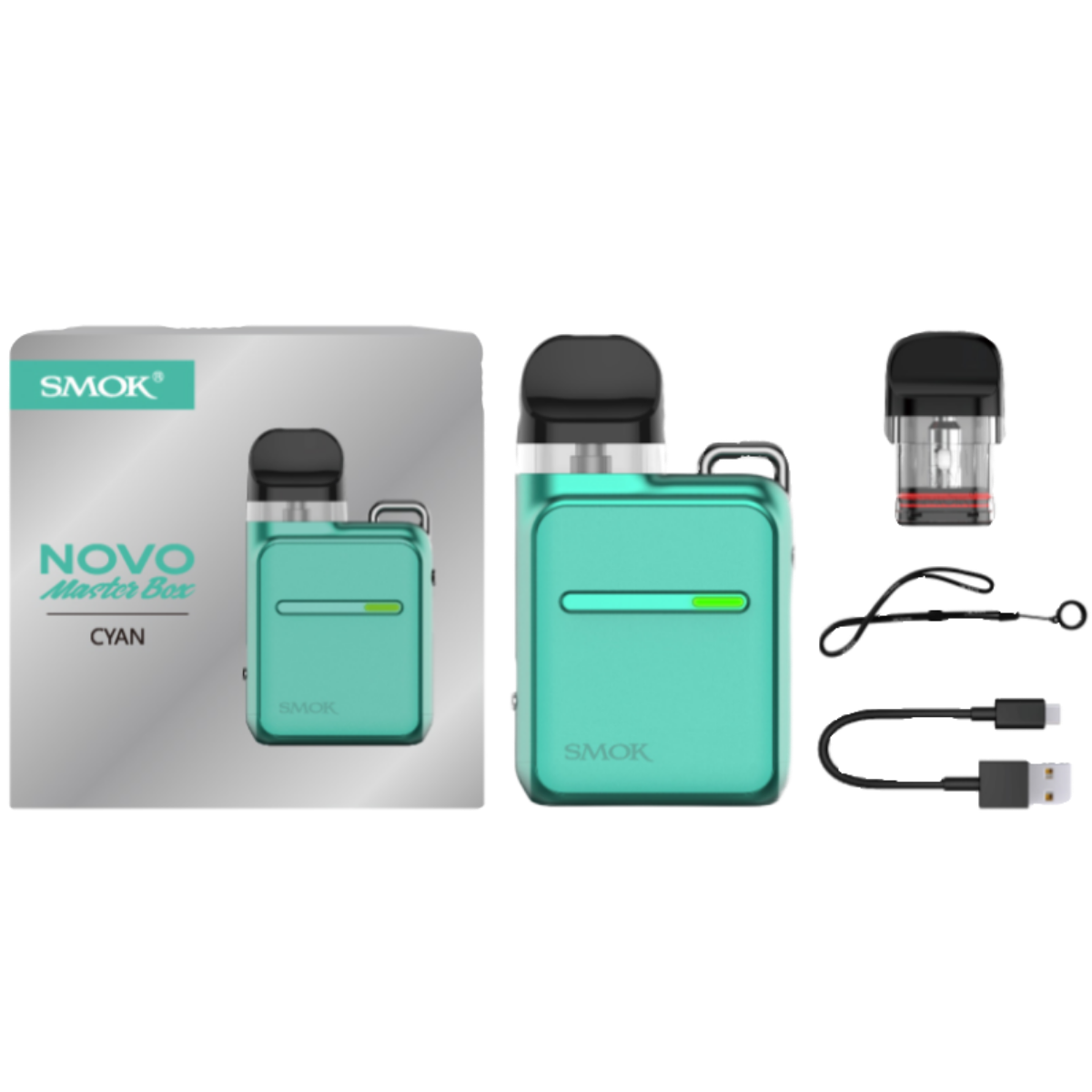SMOK Novo MASTERR BOX 1000mAh Pod Kit Black Carbon Fiber SMOK-161M