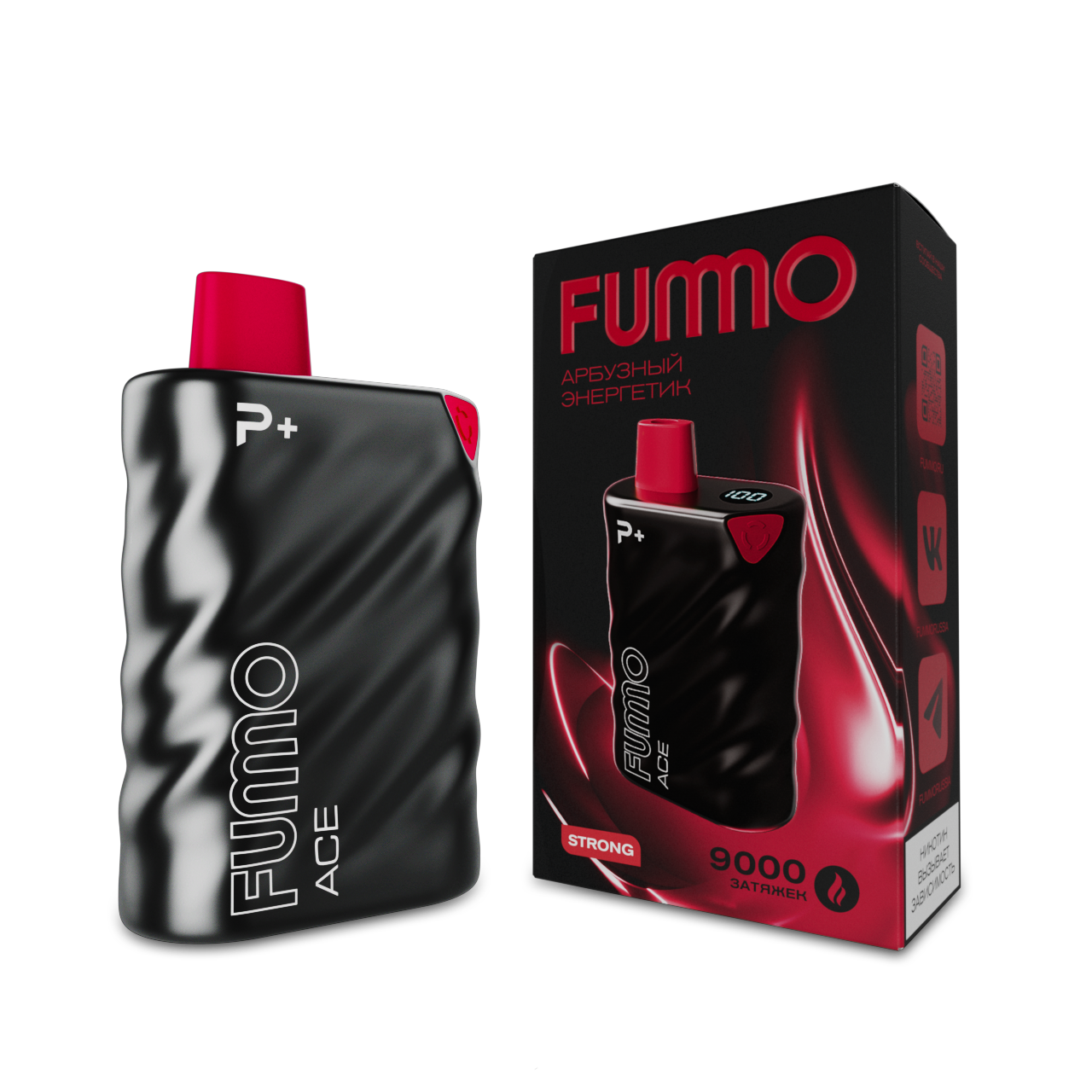 FUMMO ACE 9000 Арбузный энергетик 2%