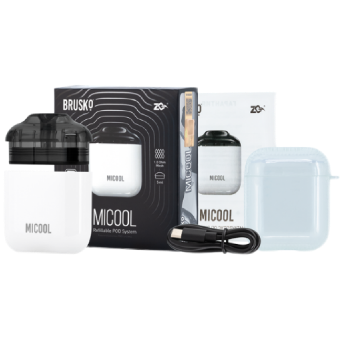 BRUSKO ZQ MICOOL 500mAh Красный