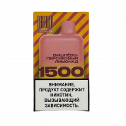 BRUSKO DABBLER 1500 Вишнёво персиковый лимонад 2%