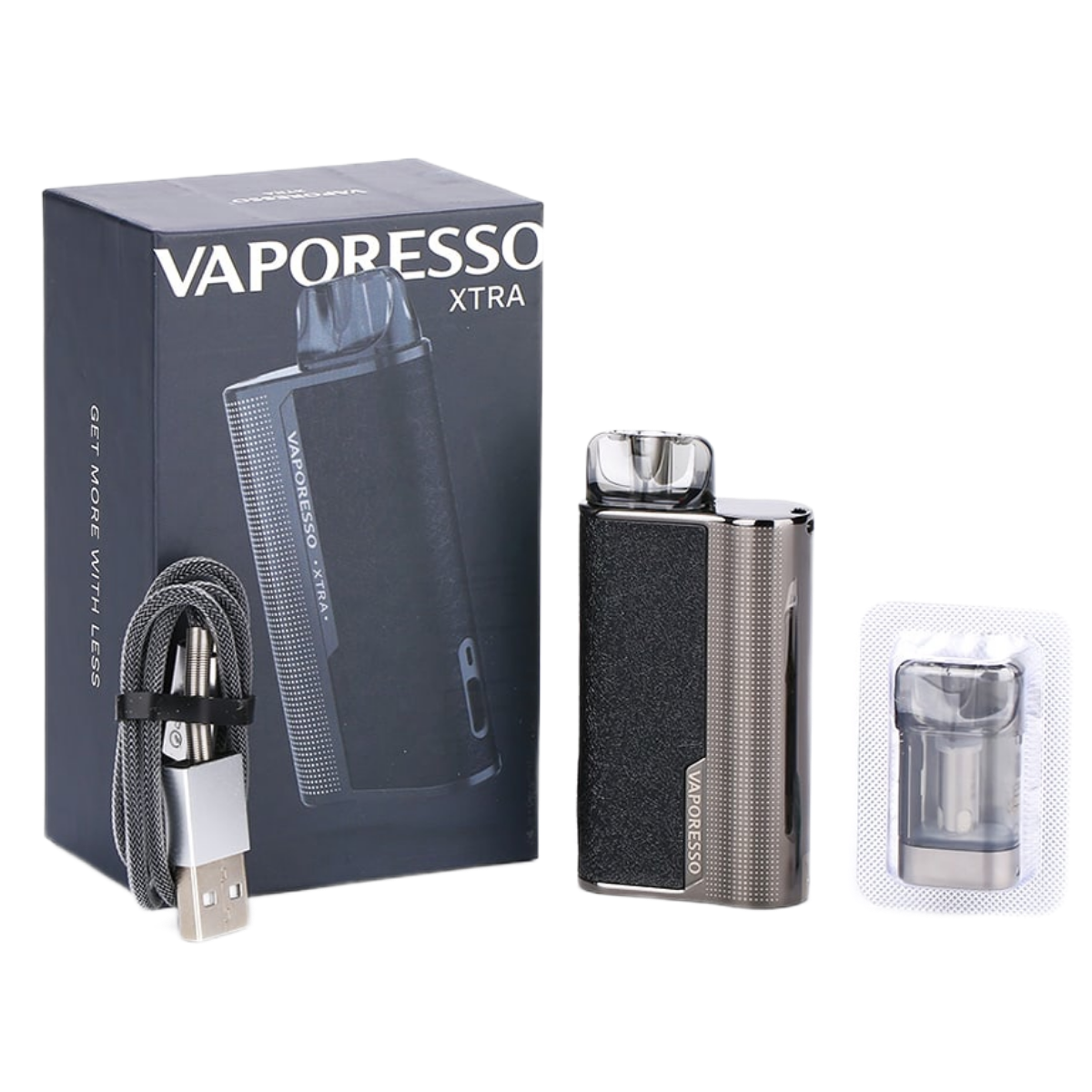 Vaporesso XTRA 900mAh 2ml Pod Kit VRR-0021D Grey