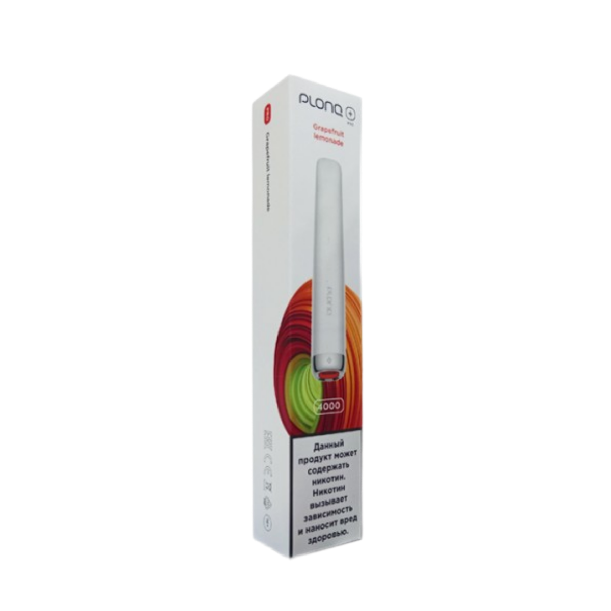 PLONQ PLUS PRO 4000 Грейпфрутовый лимонад 2%
