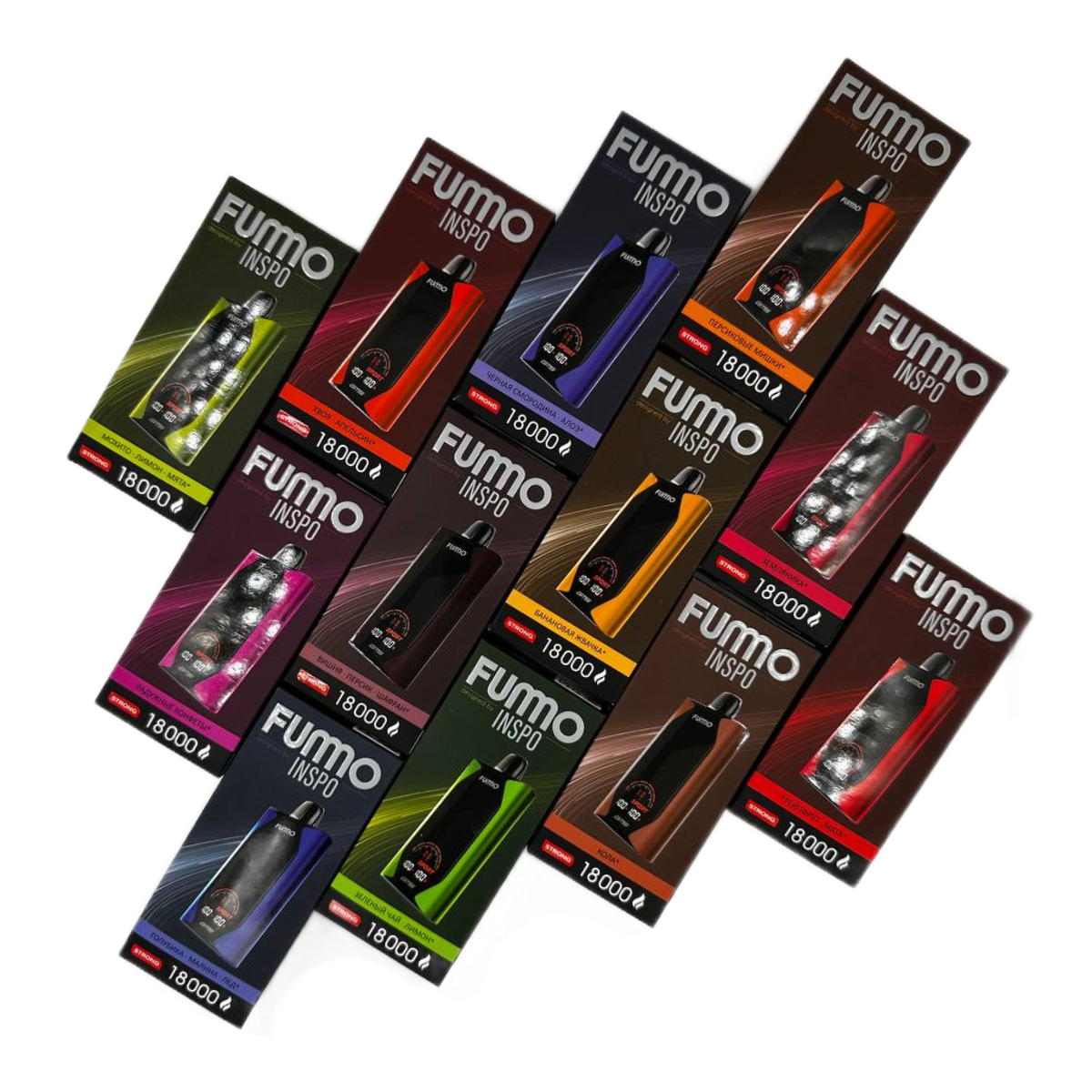 FUMMO GTS 18000 Персиковые мишки strong 2%