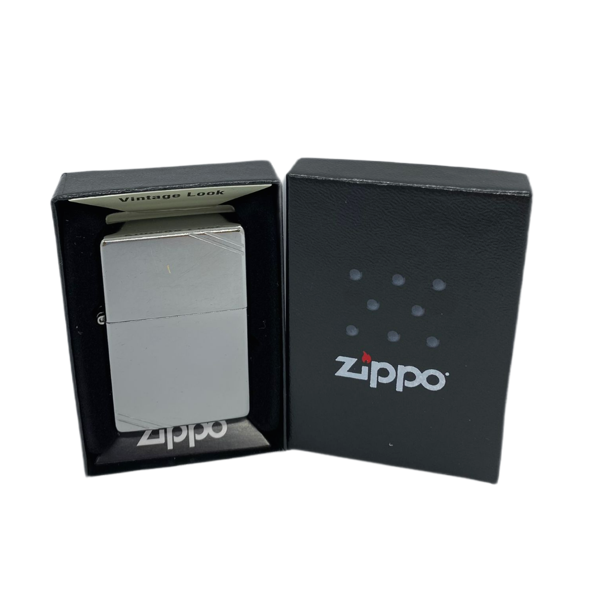 ZIPPO/267 Vintage, покр. Street Chrome латунь/сталь, серебро, матов.