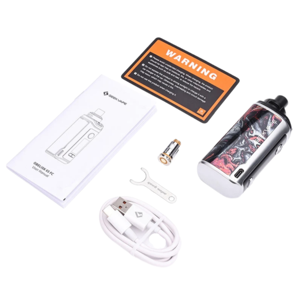 Geek Vape Obelisk 65 FC 2*1100mAh Pod Kit Peacock GV-139F