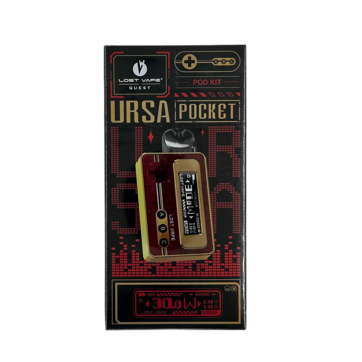 Lost Vape Ursa Pocket 1200mAh Nes Red / Красный