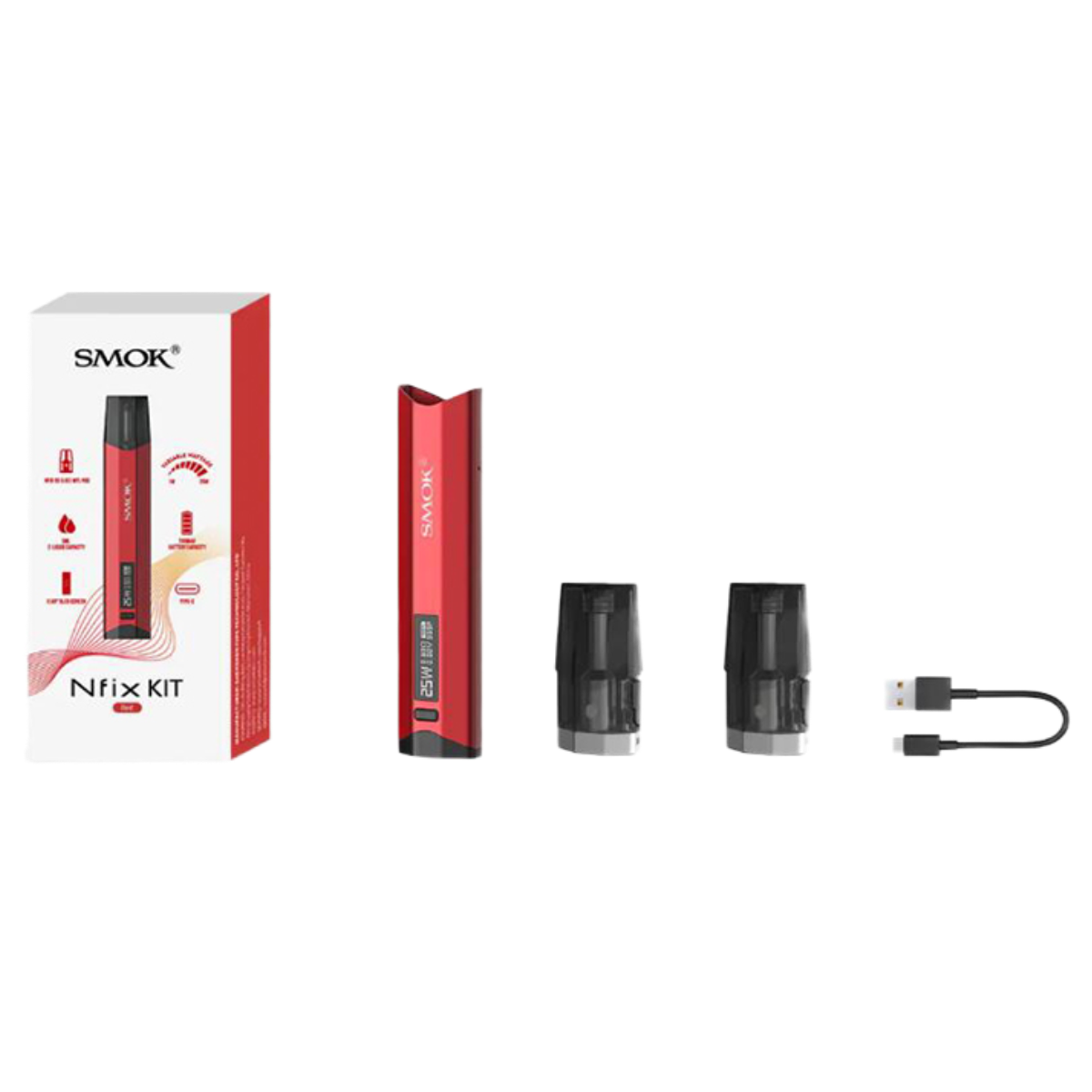 SMOK Nfix 700mAh Pod Kit SMOK-045F Black