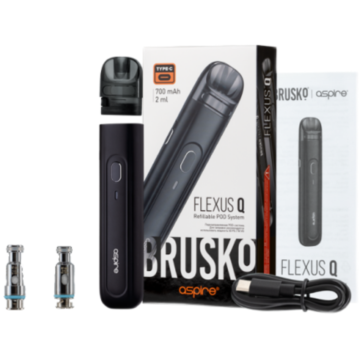 BRUSKO FLEXUS Q 700mAh Красный