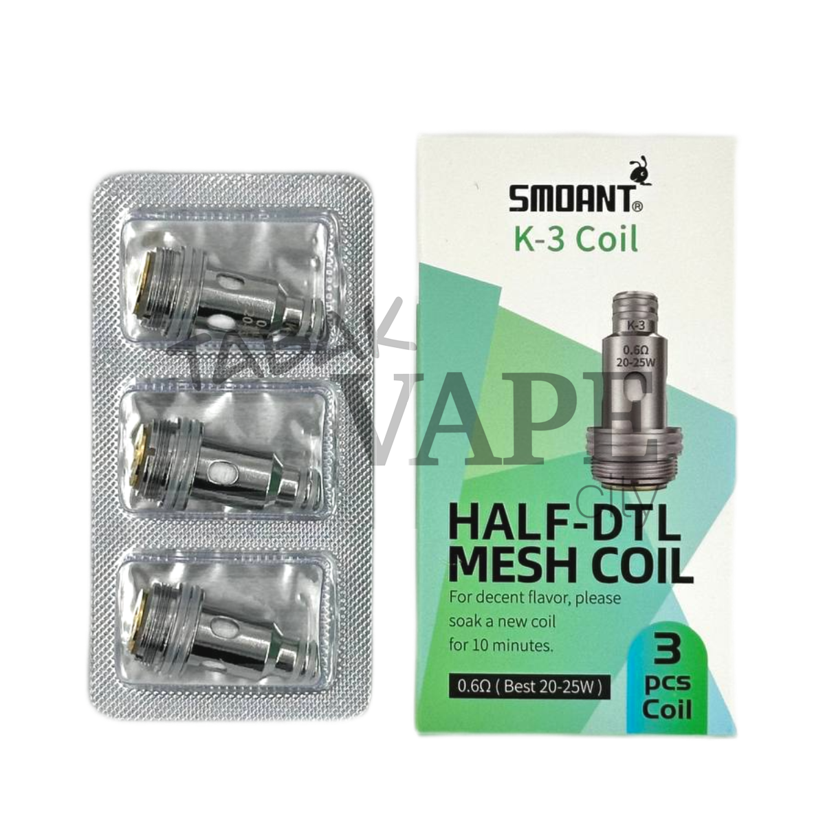 SMOANT K3 Half DTL 0.6 ohm Coil (Pasito 2 / Knight 80) /упак 3 шт