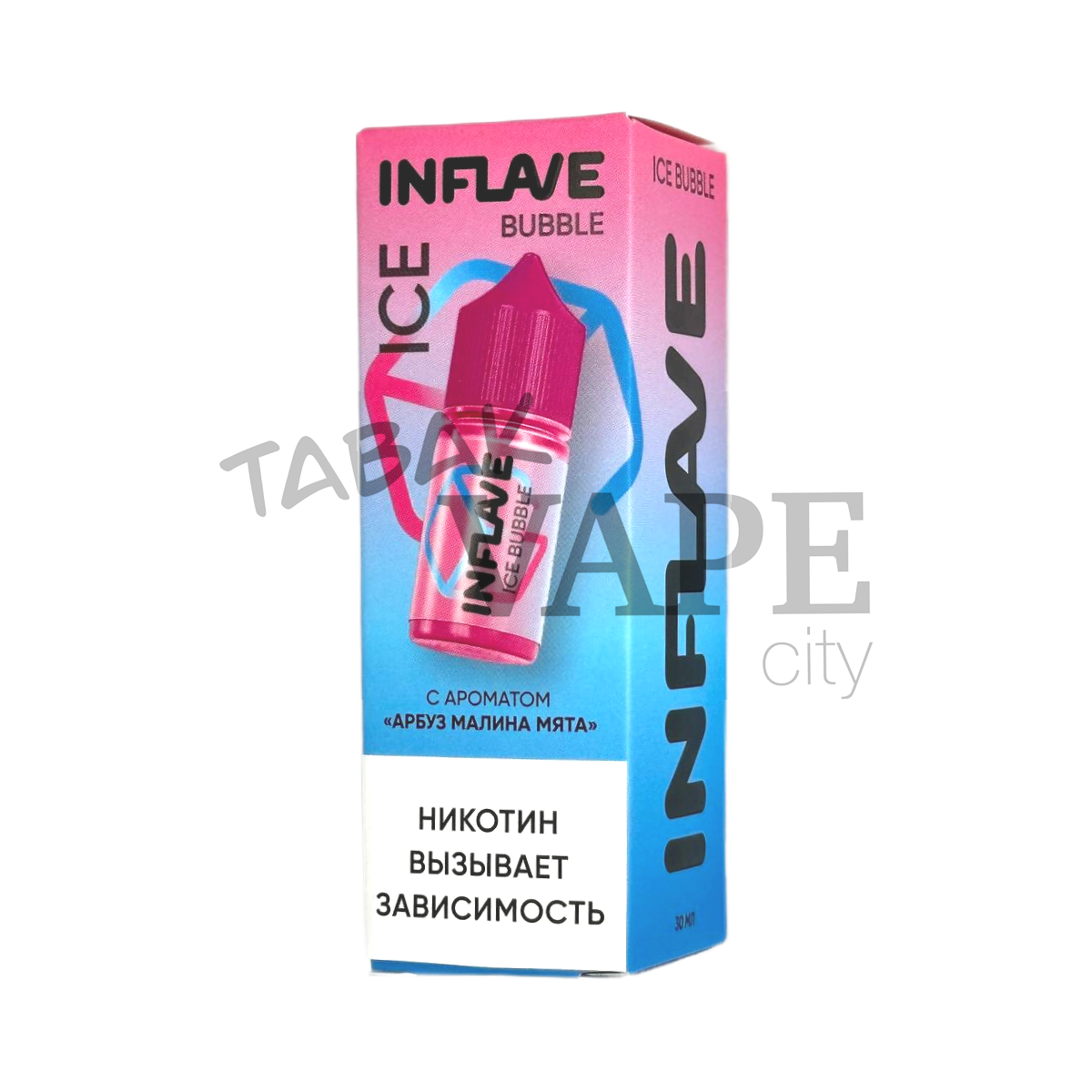 INFLAVE BUBBLE ICE Арбуз малина мята 30мл.2%