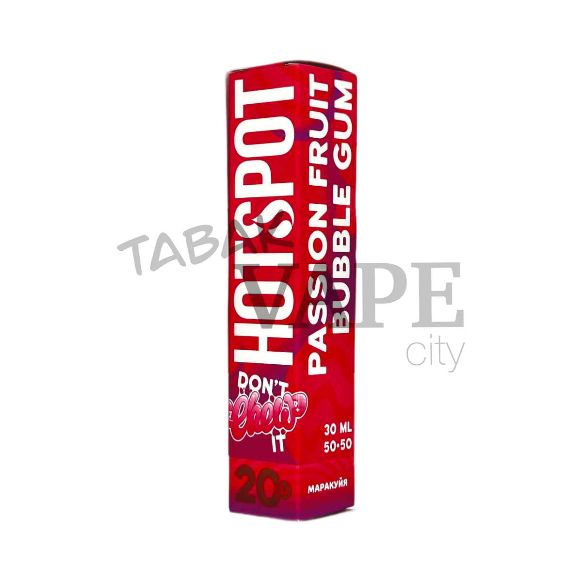 HOTSPOT DON'T Chew It Ultra Жвачка Маракуйя Strong 30мл. 20мг.