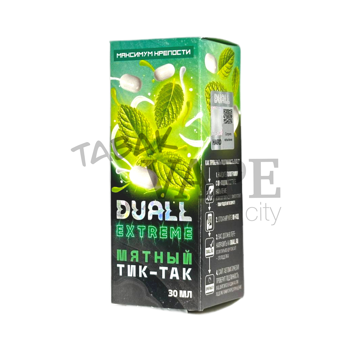 DUALL EXTREME HARD Мятный тик так 30мл.20мг.