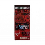 TIKOBAR FLASH 11000 Клубника киви жвачка 2%