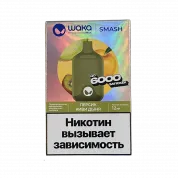 WAKA SMASH 6000 Персик киви дыня 2%