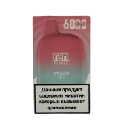 FLUM Pebble 6000 Персиковый лед 2%
