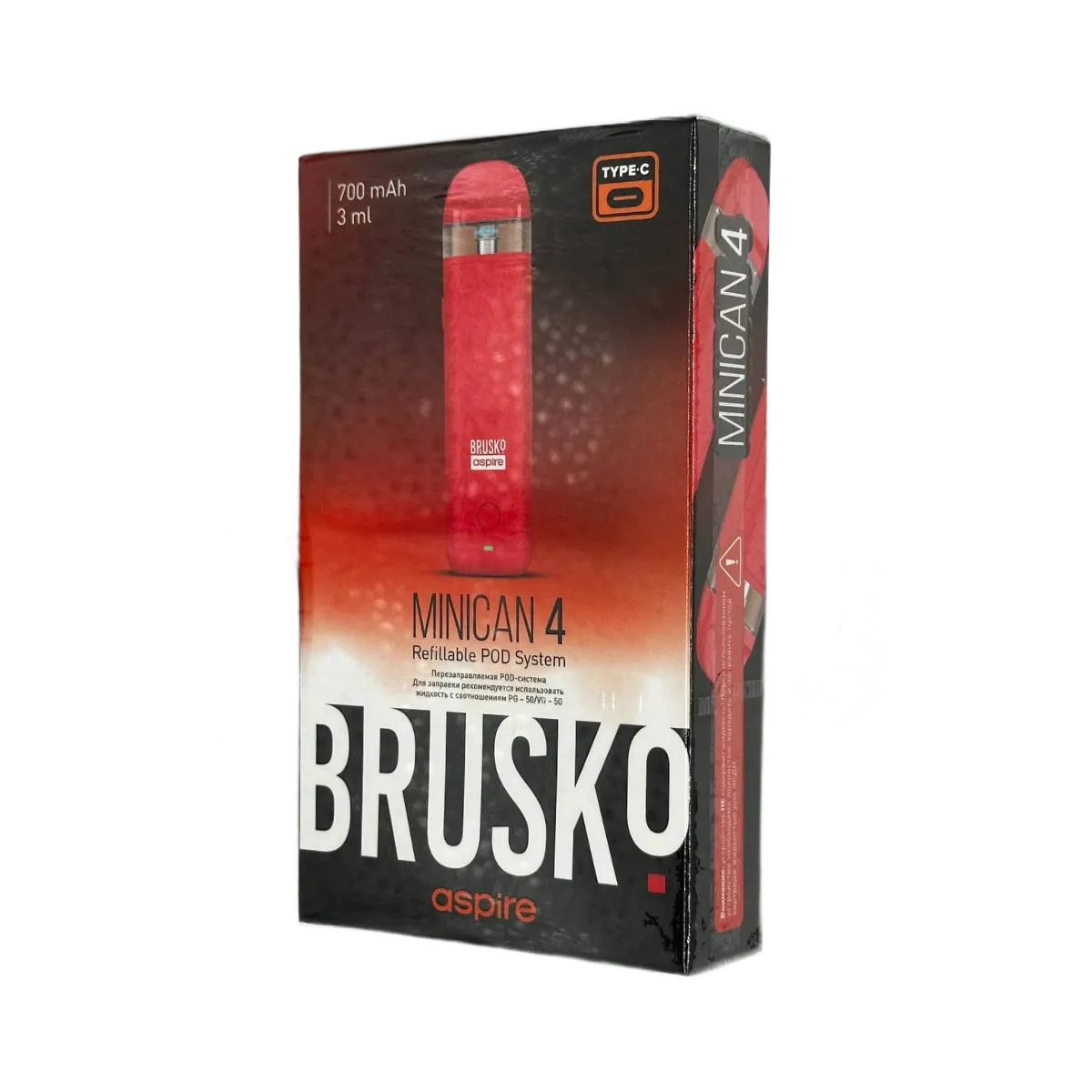 BRUSKO MINICAN 4 700mAh Красный