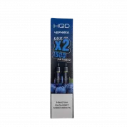 HQD LUX Картридж Черничная мята 2% (уп. 2 шт)
