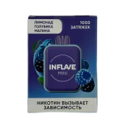 INFLAVE MINI 1000 Лимонад голубика малина 2%