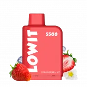 Картридж ELFBAR LOWIT 5500 Клубника лед 12мл 2%