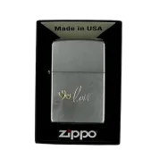 ZIPPO/48725 Love Design покр.Satin Chrome, лат/сталь, серебро