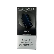 SOAK 9 LINE 9000 Красный лёд 2%