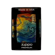 ZIPPO/48778 Classic покр.540 Tumbled Brass, лат/сталь, разноцветная