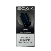 SOAK 9 LINE 9000 Черничная жвачка 2%