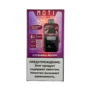 MOTI GO PRO 12000 PREFILLED Клубника йогурт 2%
