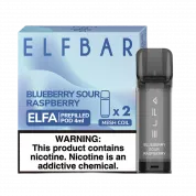 Картридж ELFBAR Черничная сахарная вата 4мл х 2шт