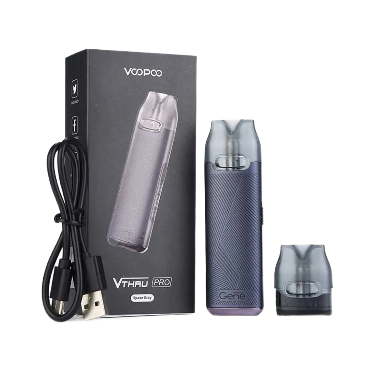 Voopoo V.THRU Pro 900mAh Pod Kit Space Gray (Eternity Edition)