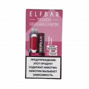 ELFBAR 6000 TE Малина гранат 2%
