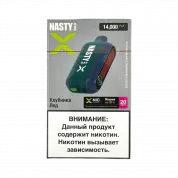 NASTY BAR X D14Ki 14000 Клубника лед 2%
