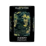 ZIPPO/48684 Eastern покр.540 Tumbled Brass, лат/сталь, зеленая