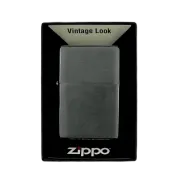 ZIPPO/230-25 Vintage 1937 покр.Brushed Chrome лат-сталь, сер.мат.
