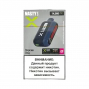 NASTY BAR X D14Ki 14000 Персик лед 2%